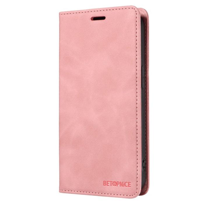 BETOPNICE - BETOPNICE 003 för Samsung Galaxy S24 Ultra Fodral - Äkta läder - Pink