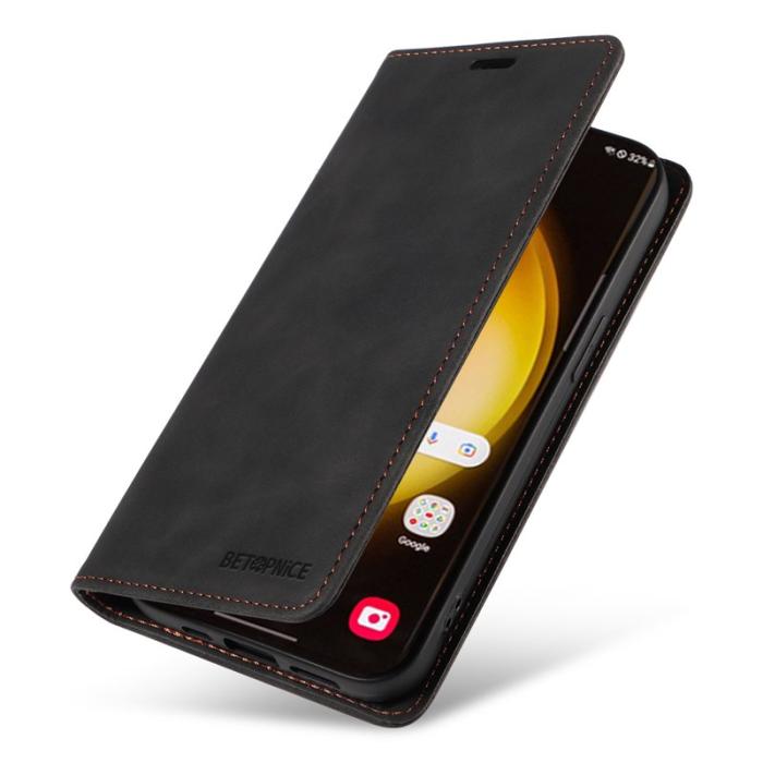 BETOPNICE - BETOPNICE 003 för Samsung Galaxy S24 Ultra Fodral Flip Wallet - Svart
