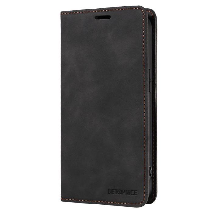 BETOPNICE - BETOPNICE 003 för Samsung Galaxy S24 Ultra Fodral Flip Wallet - Svart