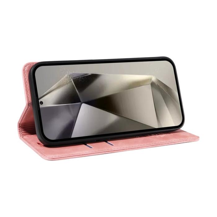 BETOPNICE - BETOPNICE 003 för Samsung Galaxy S25 Ultra Fodral Äkta läder - Rosa