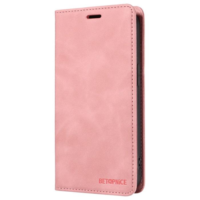 BETOPNICE - BETOPNICE 003 för Xiaomi 14 Fodral RFID Blocker - Bokstil - Rosa