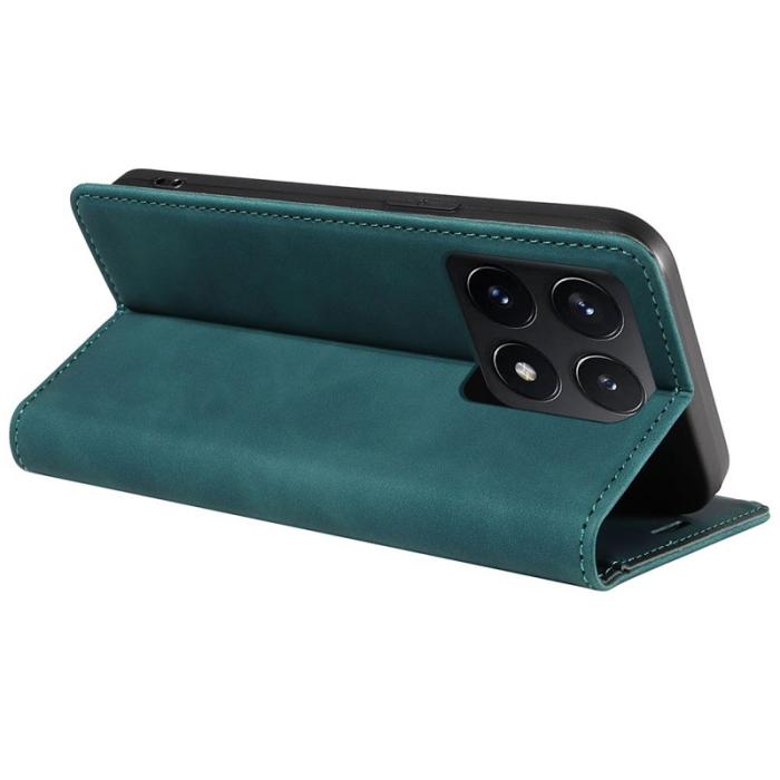 BETOPNICE - BETOPNICE 003 för Xiaomi 14T Fodral i Äkta läder - Grön