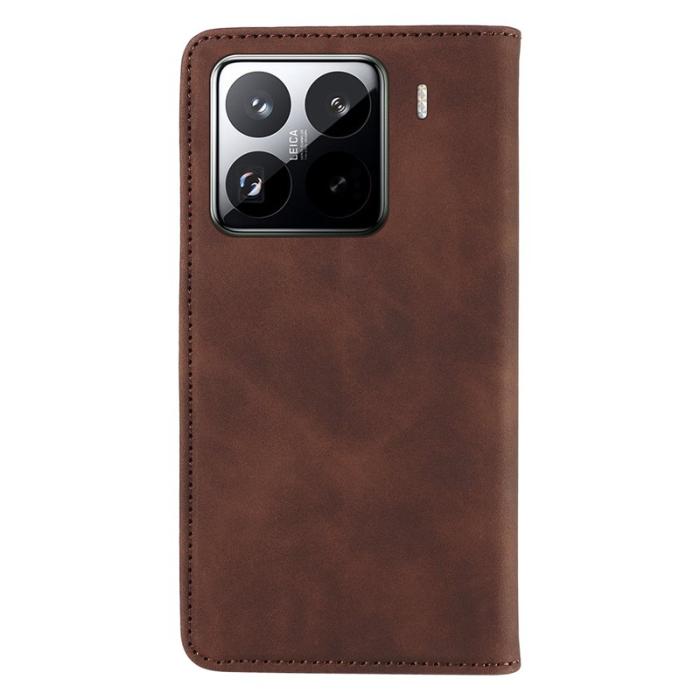 BETOPNICE - BETOPNICE 003 för Xiaomi 15 Pro Wallet Fodral Äkta läder - Brun