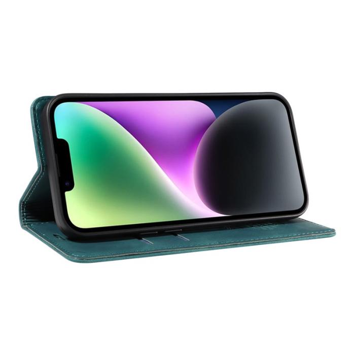BETOPNICE - BETOPNICE 003 Fodral för iPhone 13/14 i PU-läder - Grön