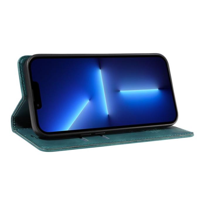 BETOPNICE - BETOPNICE 003 Fodral för iPhone 13 Pro - RFID Blocking PU Läder - Grön