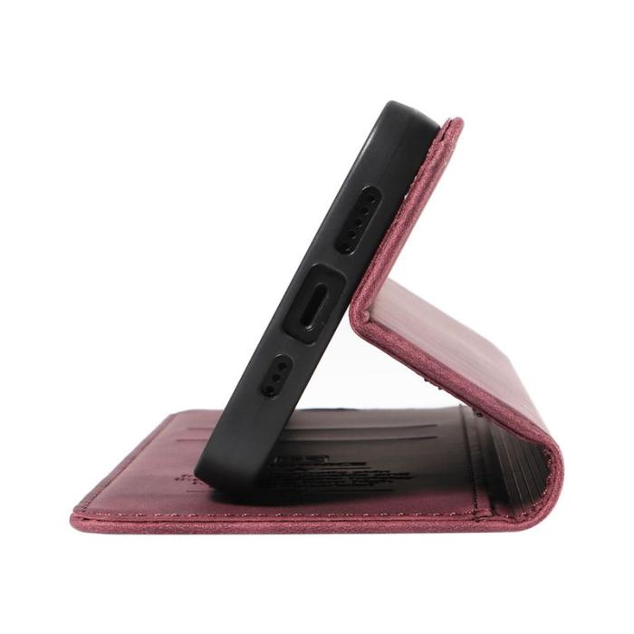 BETOPNICE - BETOPNICE 003 Fodral för Samsung Galaxy A15 5G - Äkta läder - Röd