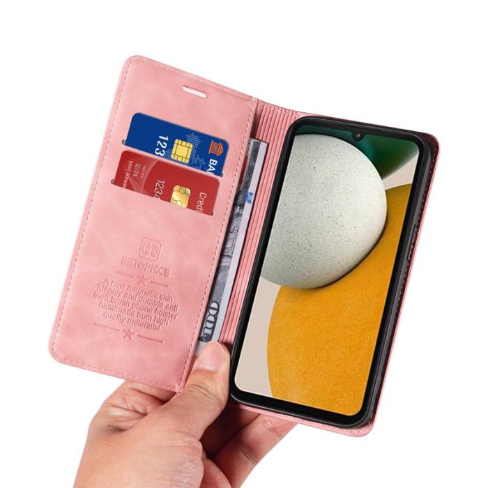 BETOPNICE - BETOPNICE 003 Fodral för Samsung Galaxy A15 5G - Äkta läder - Rosa