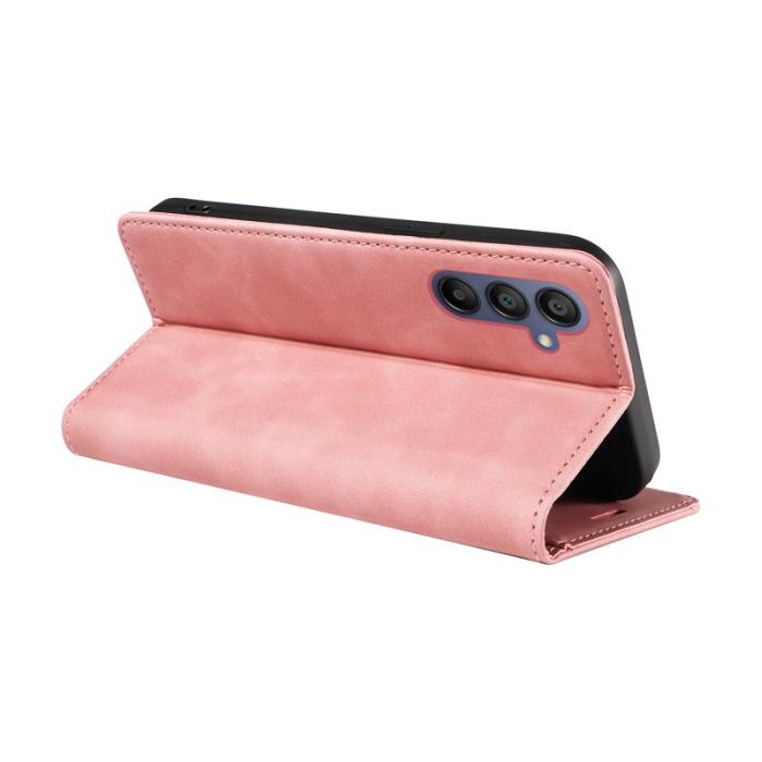 BETOPNICE - BETOPNICE 003 Fodral för Samsung Galaxy A17 5G - Äkta läder - Rosa