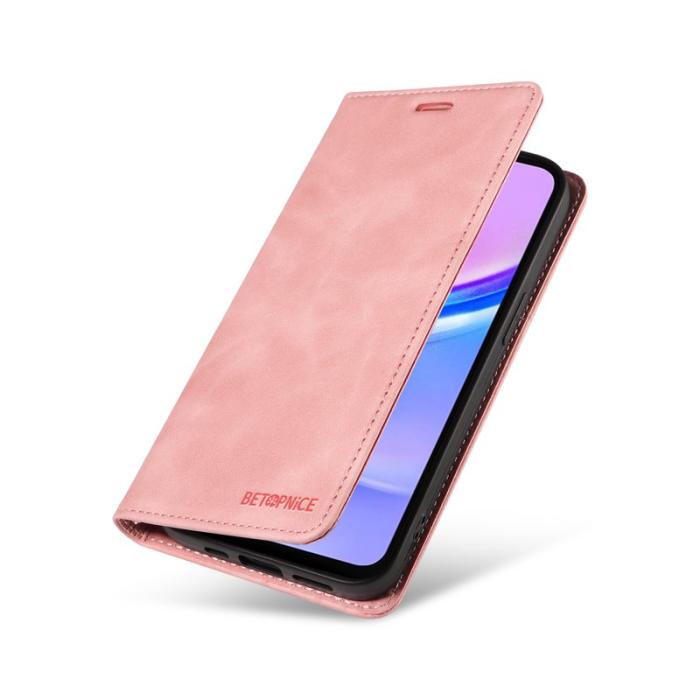 BETOPNICE - BETOPNICE 003 Fodral för Samsung Galaxy A17 5G - Äkta läder - Rosa
