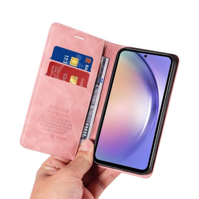 BETOPNICE - BETOPNICE 003 Fodral för Samsung Galaxy A54 5G - Konstläder - Pink