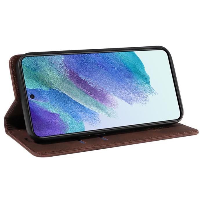 BETOPNICE - BETOPNICE 003 Fodral för Samsung Galaxy S21+ 5G - Äkta läder - Brun