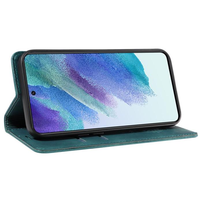 BETOPNICE - BETOPNICE 003 Fodral för Samsung Galaxy S21+ 5G - Äkta läder - Grön