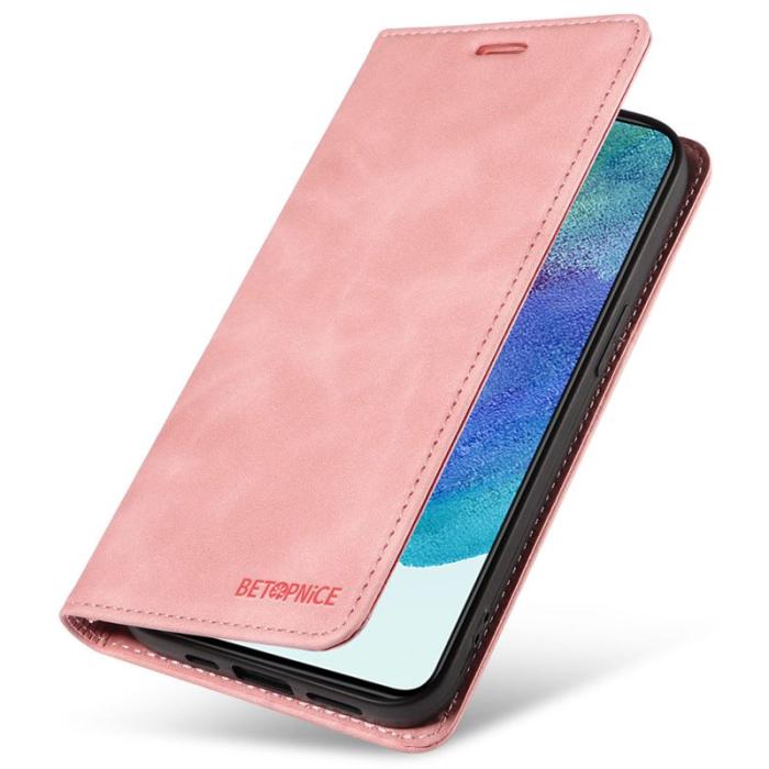 BETOPNICE - BETOPNICE 003 Fodral för Samsung Galaxy S21+ 5G - Äkta läder - Rosa