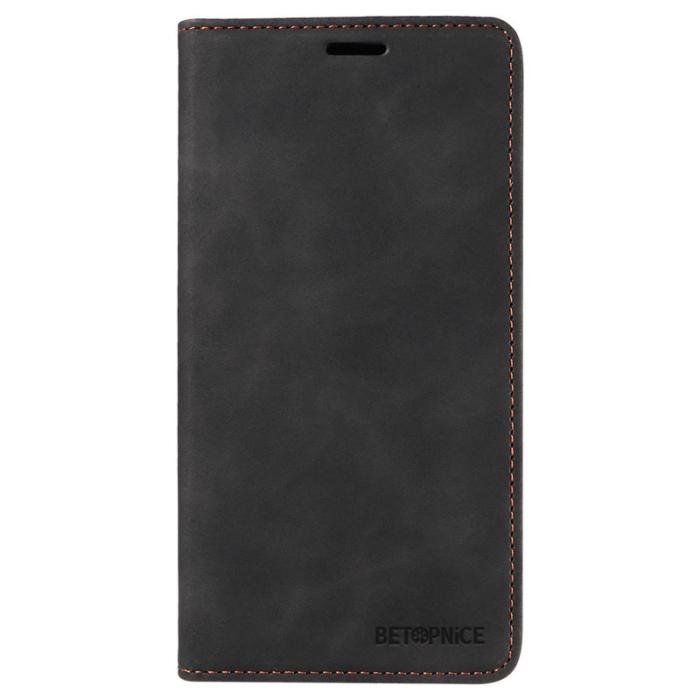 BETOPNICE - BETOPNICE 003 Fodral för Samsung Galaxy S21+ 5G - Äkta läder - Svart
