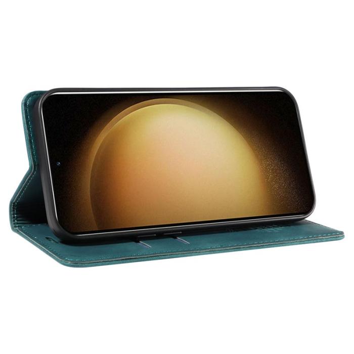 BETOPNICE - BETOPNICE 003 Fodral för Samsung Galaxy S23 - Äkta läder - Grön