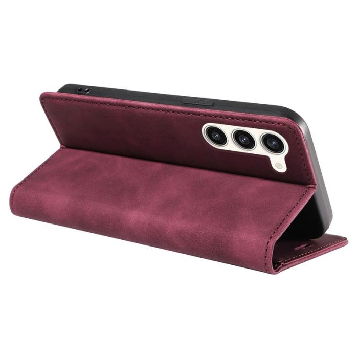 BETOPNICE - BETOPNICE 003 Fodral för Samsung Galaxy S23 Äkta läder - Röd