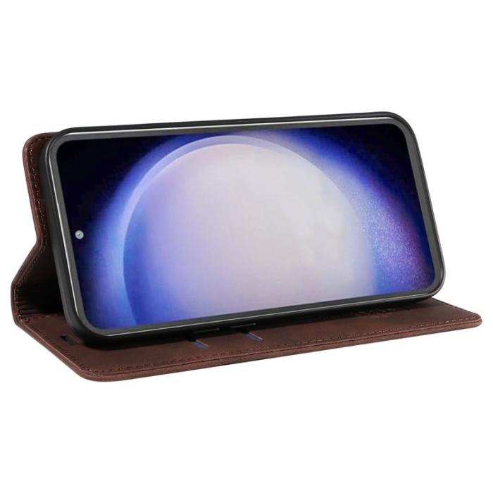 BETOPNICE - BETOPNICE 003 Fodral för Samsung Galaxy S23 FE PU Läder - Brun