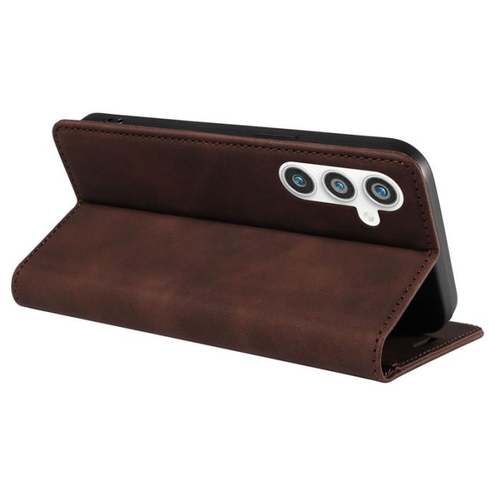 BETOPNICE - BETOPNICE 003 Fodral för Samsung Galaxy S23 FE PU Läder - Brun