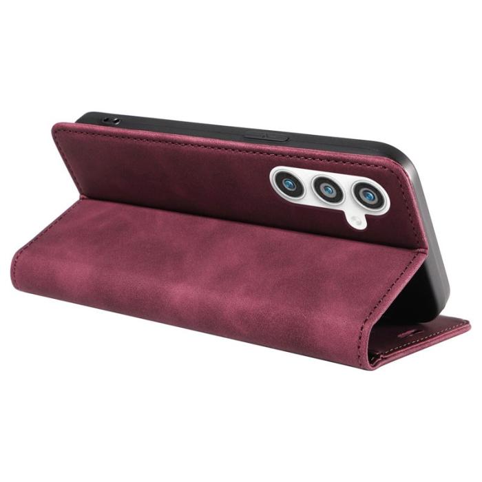 BETOPNICE - BETOPNICE 003 Fodral för Samsung Galaxy S23 FE PU Läder - Röd