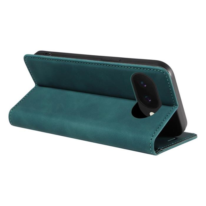 BETOPNICE - BETOPNICE 003 Google Pixel 9a Wallet Fodral Äkta läder - Grön