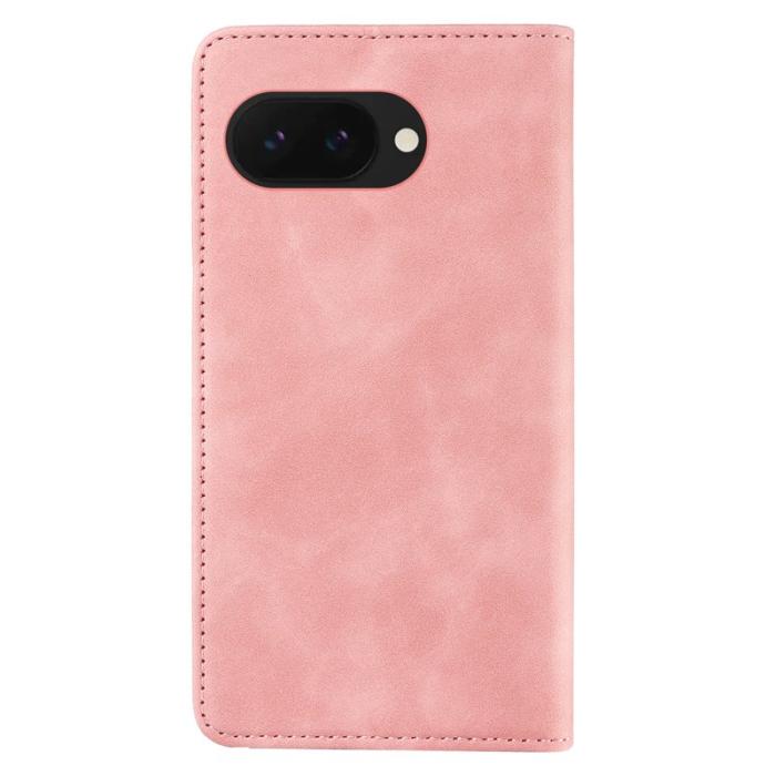 BETOPNICE - BETOPNICE 003 Google Pixel 9a Wallet Fodral Äkta läder - Pink