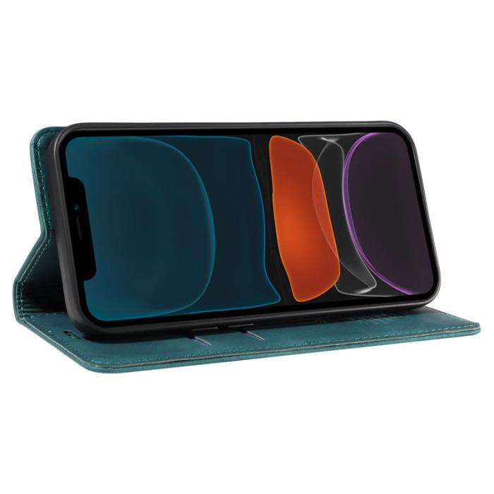 BETOPNICE - BETOPNICE 003 iPhone 12 / 12 Pro Fodral Äkta läder - Grön