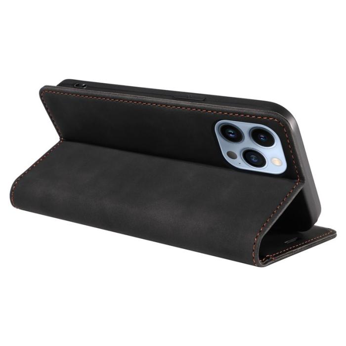 BETOPNICE - BETOPNICE 003 iPhone 12 Pro Max Fodral Äkta läder - Svart