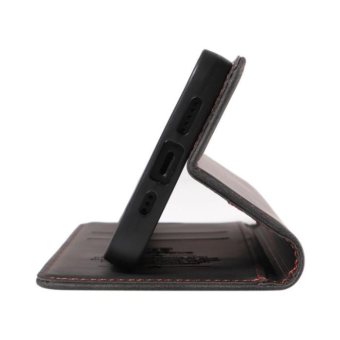 BETOPNICE - BETOPNICE 003 iPhone 12 Pro Max Fodral Äkta läder - Svart