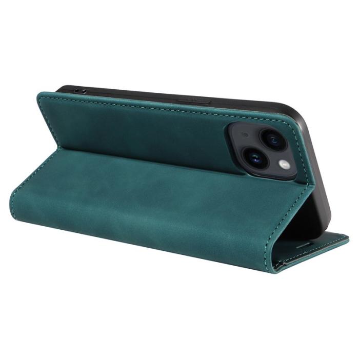 BETOPNICE - BETOPNICE 003 iPhone 13 mini Fodral Äkta läder - Grön