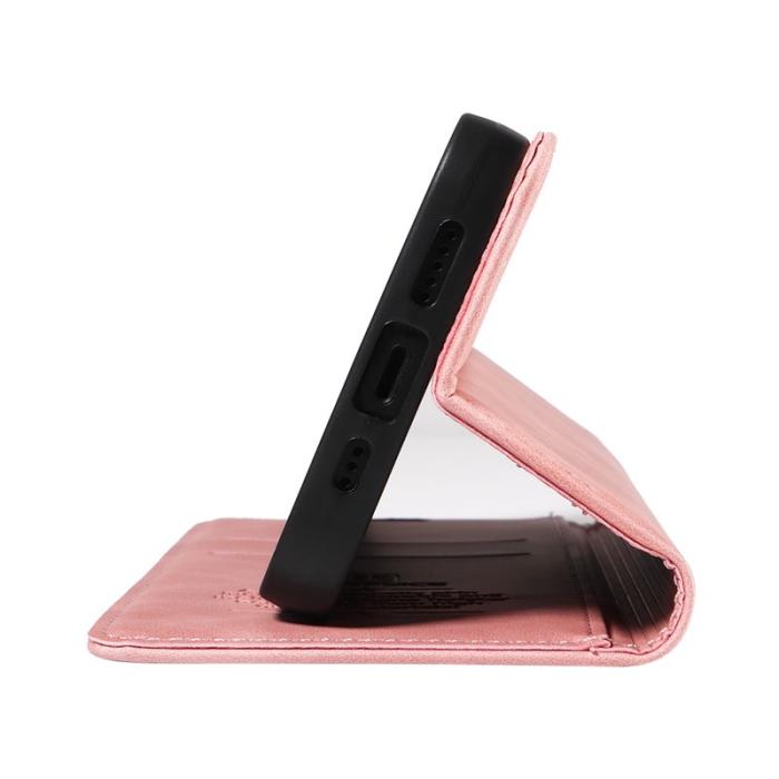 BETOPNICE - BETOPNICE 003 iPhone 13 mini Fodral Äkta läder - Pink