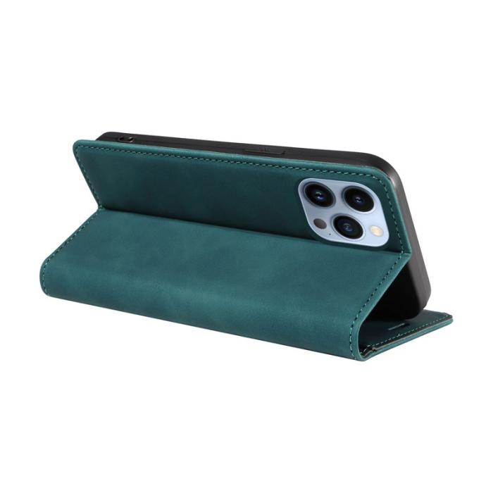 BETOPNICE - BETOPNICE 003 iPhone 13 Pro Max Fodral PU Läder - Grön