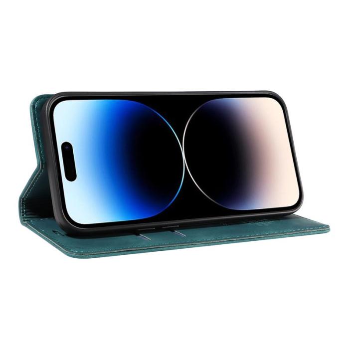 BETOPNICE - BETOPNICE 003 iPhone 14 Pro Max Fodral PU Läder - Grön