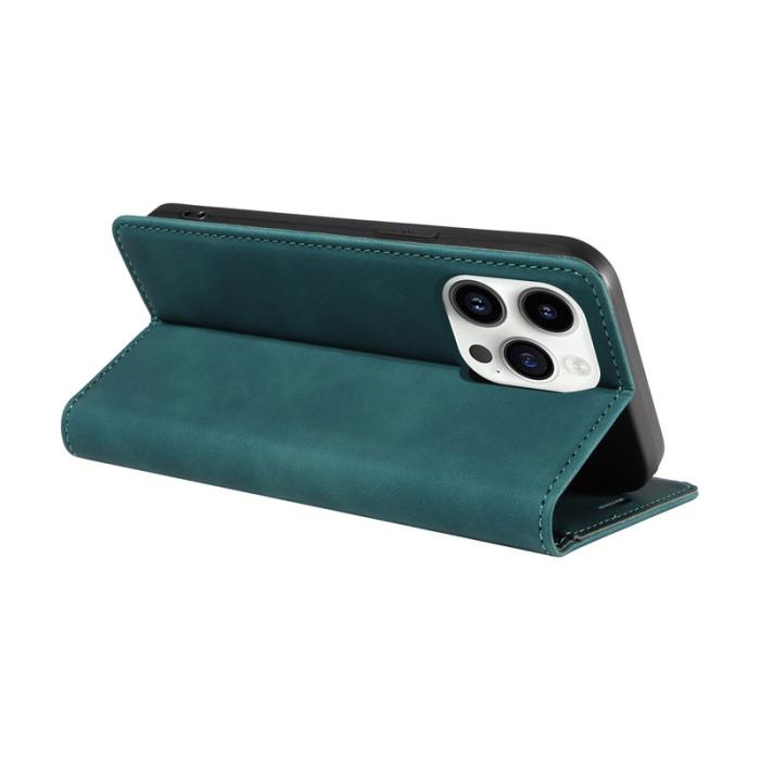 BETOPNICE - BETOPNICE 003 iPhone 14 Pro Max Fodral PU Läder - Grön