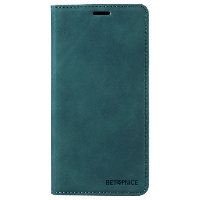 BETOPNICE - BETOPNICE 003 iPhone 15 Pro Fodral PU Läder - Grön