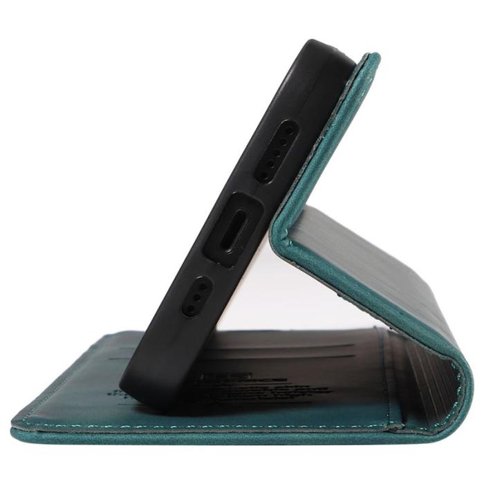 BETOPNICE - BETOPNICE 003 iPhone 16 Fodral i Äkta Läder - Grön