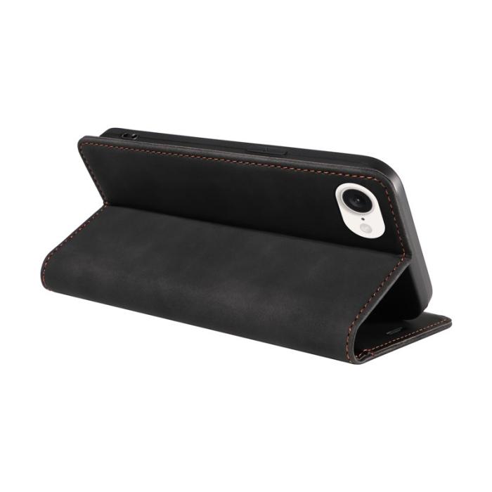 BETOPNICE - BETOPNICE 003 iPhone 16e Wallet Fodral Äkta läder - Svart
