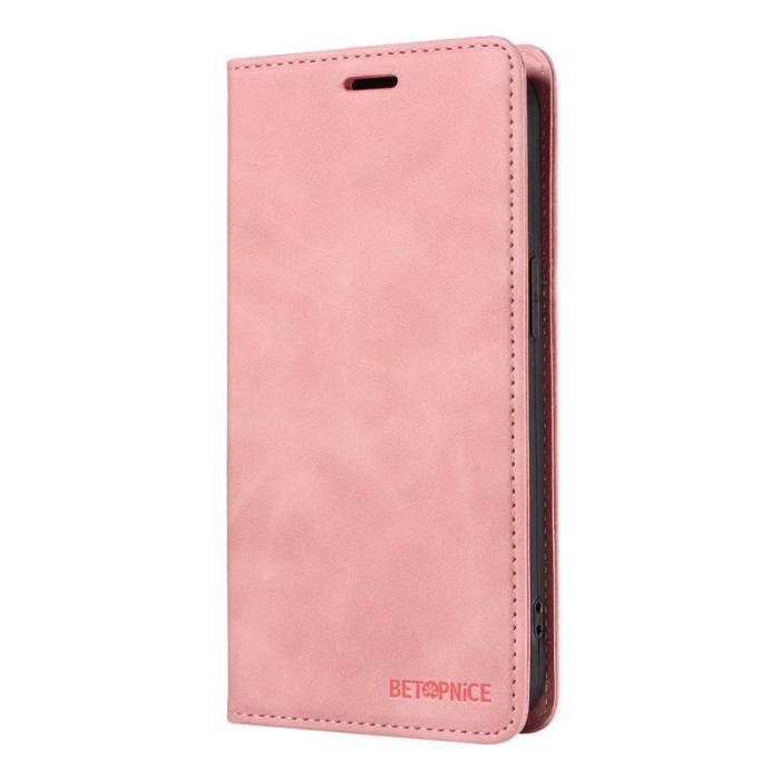 BETOPNICE - BETOPNICE 003 OnePlus 13 Fodral i Äkta Läder - Rosa