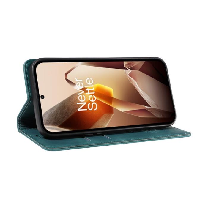 BETOPNICE - BETOPNICE 003 OnePlus 13 Wallet Fodral Äkta läder - Grön