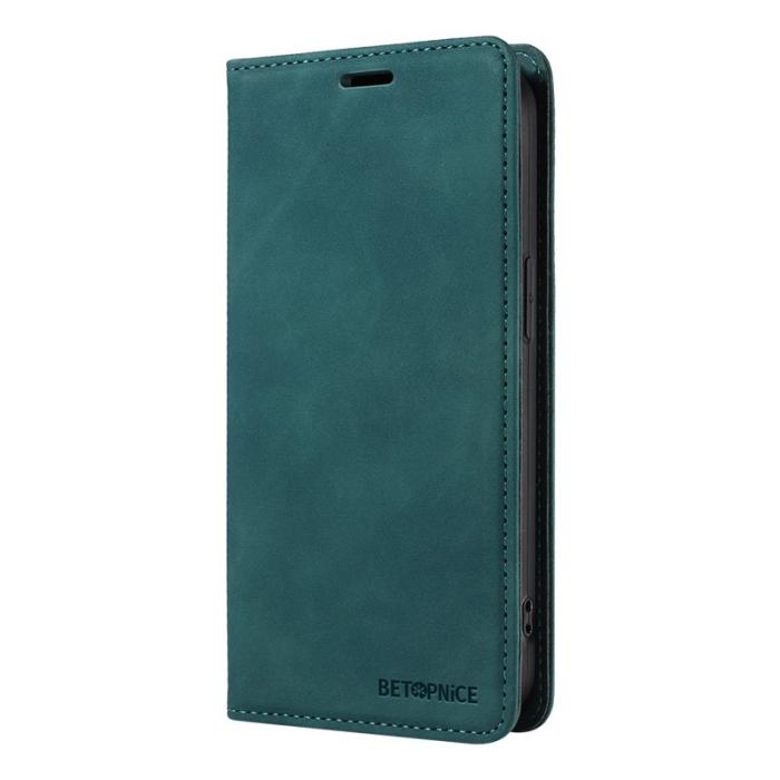 BETOPNICE - BETOPNICE 003 OnePlus 13 Wallet Fodral Äkta läder - Grön