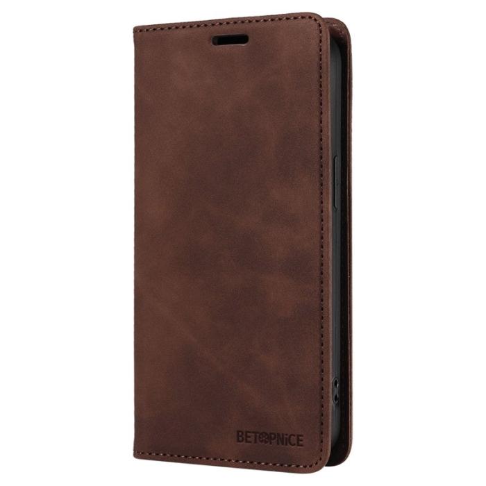 BETOPNICE - BETOPNICE 003 OnePlus Nord 4 Wallet Fodral Äkta läder - Brun