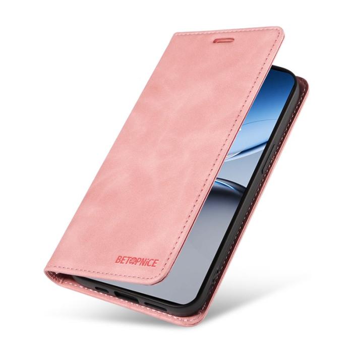 BETOPNICE - BETOPNICE 003 OnePlus Nord 4 Wallet Fodral Äkta läder - Rosa