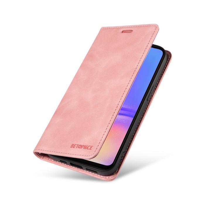 BETOPNICE - BETOPNICE 003 Samsung Galaxy A06 4G Fodral Äkta läder - Rosa