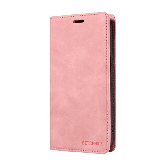 BETOPNICE - BETOPNICE 003 Samsung Galaxy A06 4G Fodral Äkta läder - Rosa