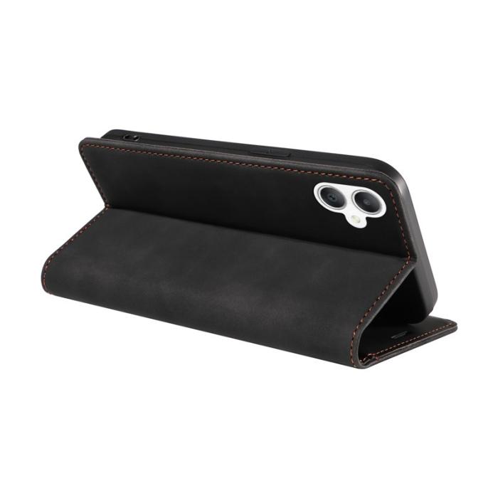 BETOPNICE - BETOPNICE 003 Samsung Galaxy A06 4G Fodral Äkta läder - Svart