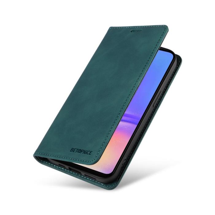 BETOPNICE - BETOPNICE 003 Samsung Galaxy A06 4G Wallet Fodral Äkta läder - Grön