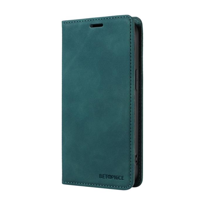 BETOPNICE - BETOPNICE 003 Samsung Galaxy A06 4G Wallet Fodral Äkta läder - Grön