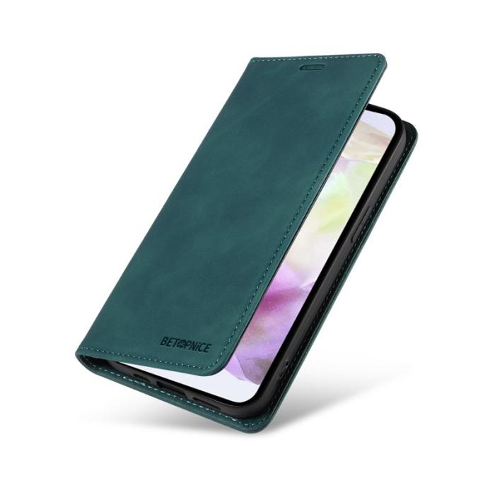 BETOPNICE - BETOPNICE 003 Samsung Galaxy A36 5G Fodral Äkta läder - Grön