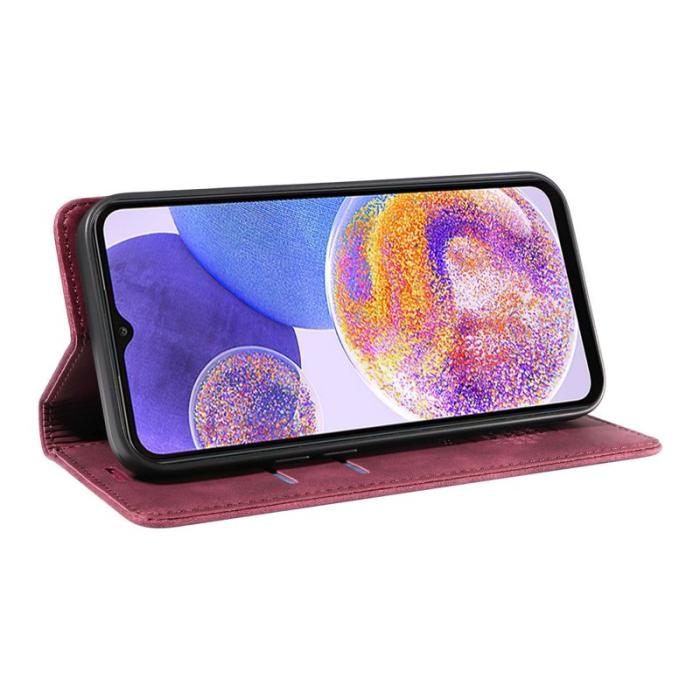 BETOPNICE - BETOPNICE 003 Samsung Galaxy A73 5G Fodral - PU Läder - Röd