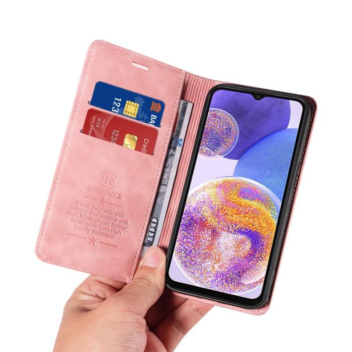 BETOPNICE - BETOPNICE 003 Samsung Galaxy A73 5G Fodral - PU Läder - Rosa