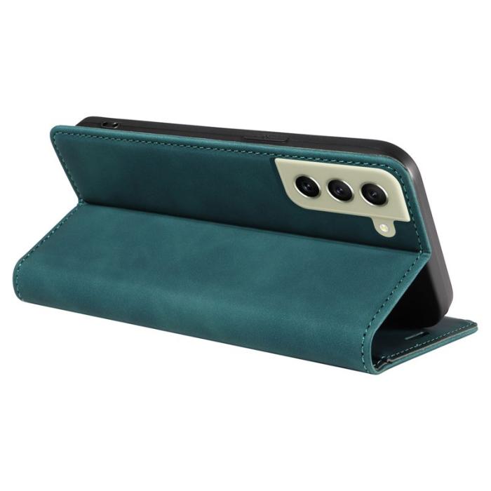 BETOPNICE - BETOPNICE 003 Samsung Galaxy S21 FE 5G Fodral - PU Läder - Grön